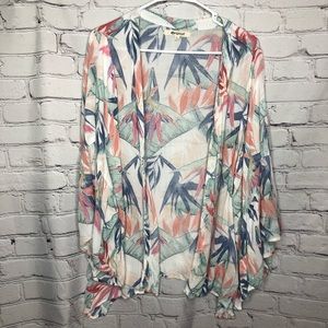 Tropical Print Women's Sweater - Multicolor